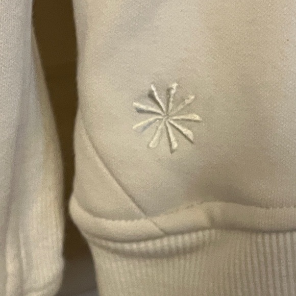 Athleta Women's White Zip Hoodie - Picture 4 of 6